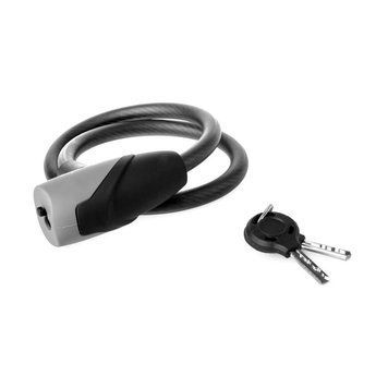 Замок Longus SMUR 10Х650мм, черный 3550021 фото у BIKE MARKET