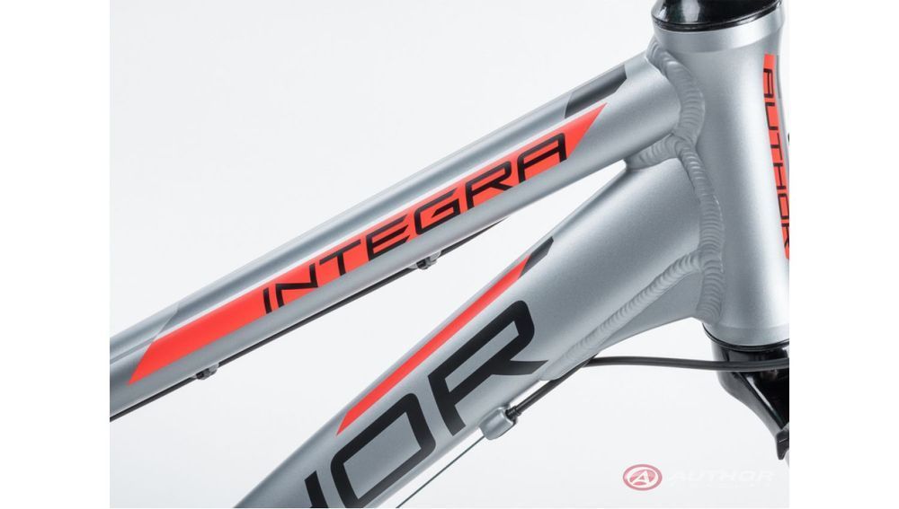 Велосипед AUTHOR Integra 28", рама 17", сріблястий/червоний 2023151 фото у BIKE MARKET