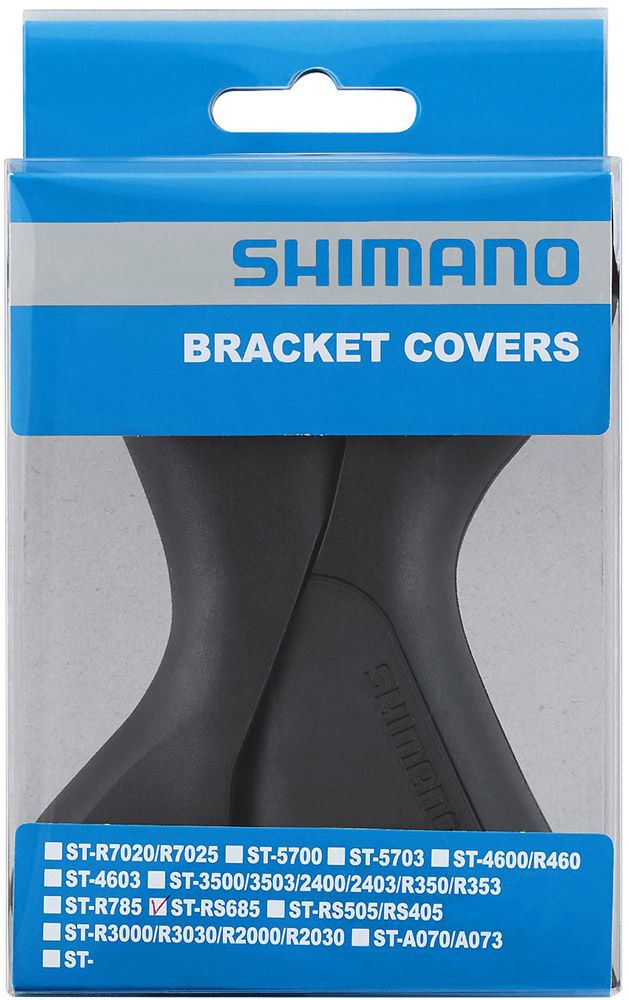 Резинки на ручки Shimano ST-RS685, пара Y07X98080 фото у BIKE MARKET