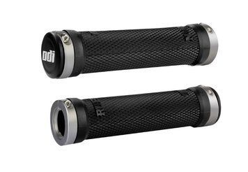 Гріпси ODI Ruffian MTB Lock-On Bonus Pack Black w/Grey Clamps (чорні з сірими замками) D30RFB-G фото у BIKE MARKET
