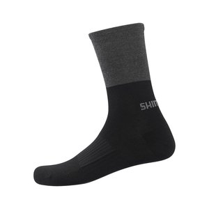 Шкарпетки зимові Shimano ORIGINAL WOOL TALL, чорно/сірий, розм. L-XL (45-48) ECWSCBWUS11ML1361 фото у BIKE MARKET