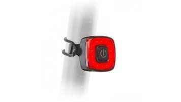 Світло заднє Author A-Square USB CobLed 50 lm, чорне з червоним рефлектором 12039977 фото у BIKE MARKET
