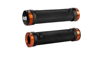 Гріпси ODI Ruffian MTB Lock-On Bonus Pack Black w/Orange Clamps (чорні з помаранчевими замками) D30RFB-O фото у BIKE MARKET