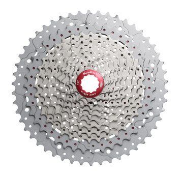 Кассета 11-k&nbsp;11-51T&nbsp;SUN&nbsp;RACE&nbsp;MX8&nbsp;MTB,&nbsp;алюминиевый&nbsp;паук,&nbsp;Metallic&nbsp;Silver CAS-37-00 фото у BIKE MARKET
