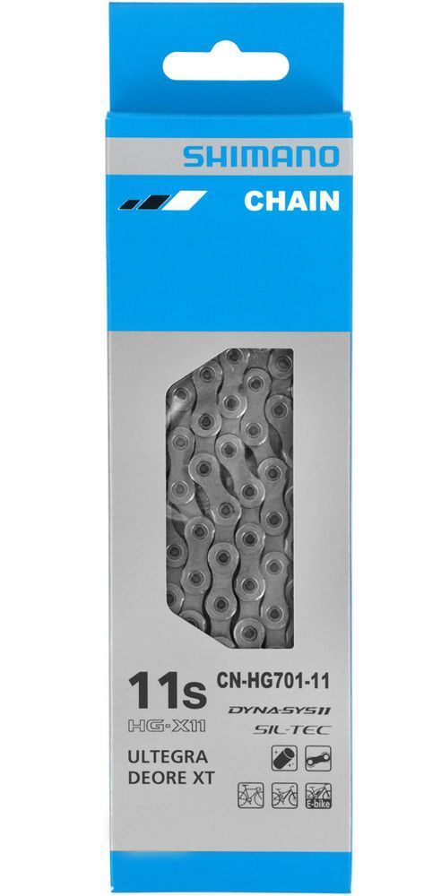 Ланцюг Shimano CN-HG701, 116 лінків, SIL-TEC 11 ICNHG70111116 фото у BIKE MARKET