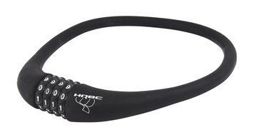 Замок HQBC SILICO 15x750мм, кодовый Черный Q010253 фото у BIKE MARKET