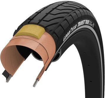 Покришка 700x35 (35-622) GoodYear Transit Tour S3: Protection, Wire, Black + reflective strips, 60tpi TIR-61-70 фото у BIKE MARKET