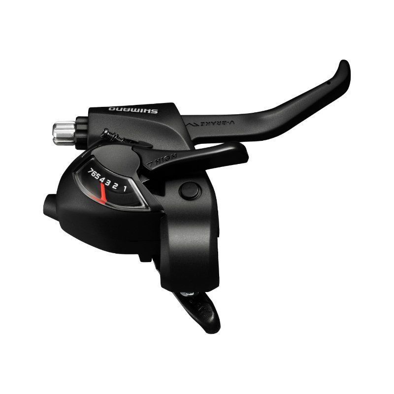 Моноблок Shimano ST-EF41 правий 7-шв, трос 2400мм, чорний ОЕМ ASTEF41R7CL фото у BIKE MARKET