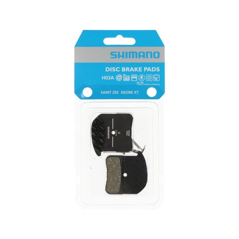 Гальмівні колодки SHIMANO H03A+радіатор, полімер/resin Y1XM98020 фото у BIKE MARKET