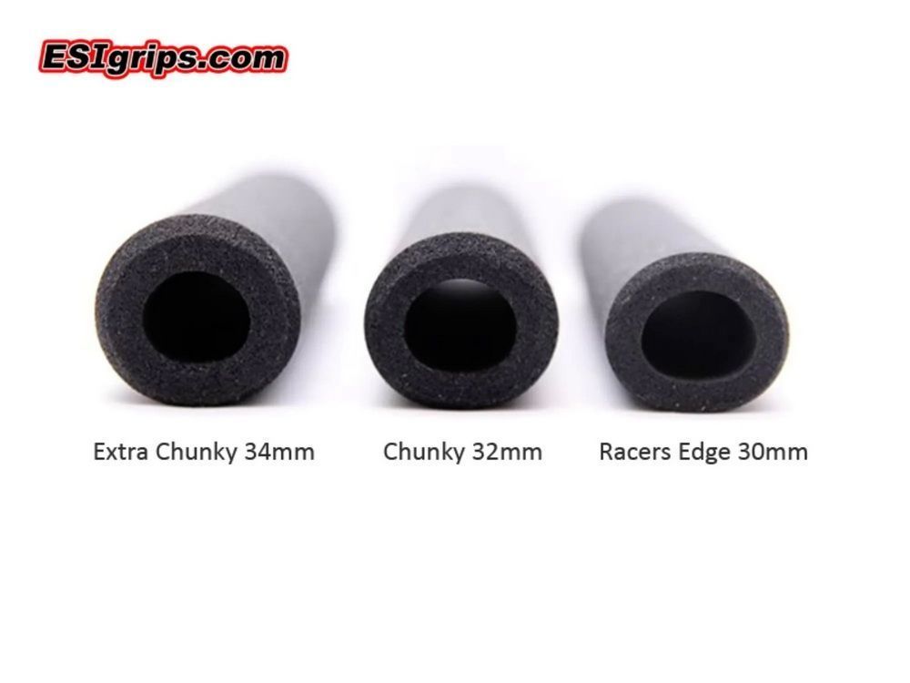 Грипсы ESI Racer&s Edge Black (черные) GVP03 фото у BIKE MARKET