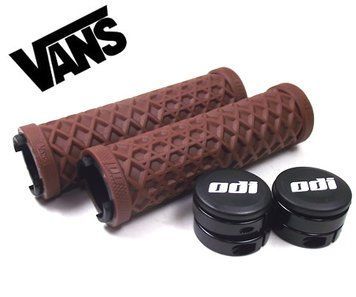 Грипсы ODI Vans&reg; Lock-On Grips, Brown w/ Black Clamps (коричневые с черными замками) D30VNBN-B фото у BIKE MARKET