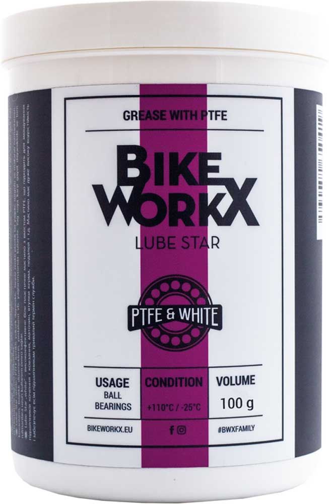 Густая смазка BikeWorkX Lube Star White банка 1 кг. LUBEW/1 фото у BIKE MARKET