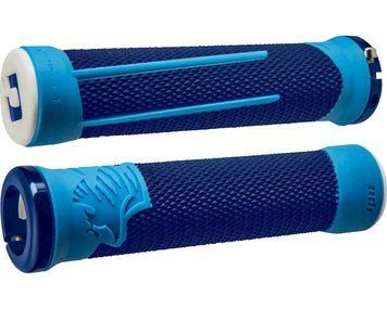 Гріпси ODI AG-2 Blue/Lt blue w/ Blue clamps (сині з синіми замками) D35A2UL-U фото у BIKE MARKET
