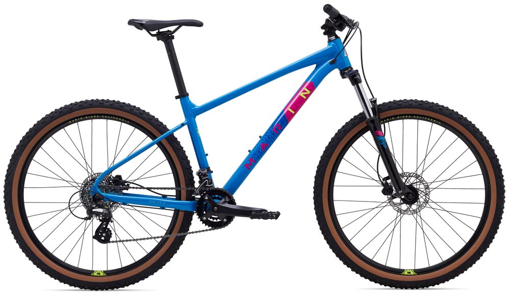 Велосипед 29" Marin BOBCAT TRAIL 3 рама - XL 2023 Gloss Bright Blue/Dark Blue/Yellow/Magenta SKD-88-47 фото у BIKE MARKET