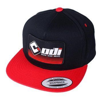 Кепка ODI FADE Hat Flat Bil BLk/Red G05FBR фото у BIKE MARKET