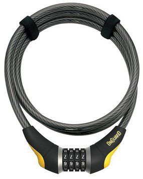 Замок Onguard AKITA, кодовий на 4 цифри, трос 185см х 10мм LCK-37-06 фото у BIKE MARKET